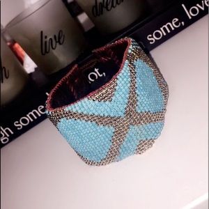 Handmade embroidery cuff